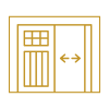 Side-hinged doors