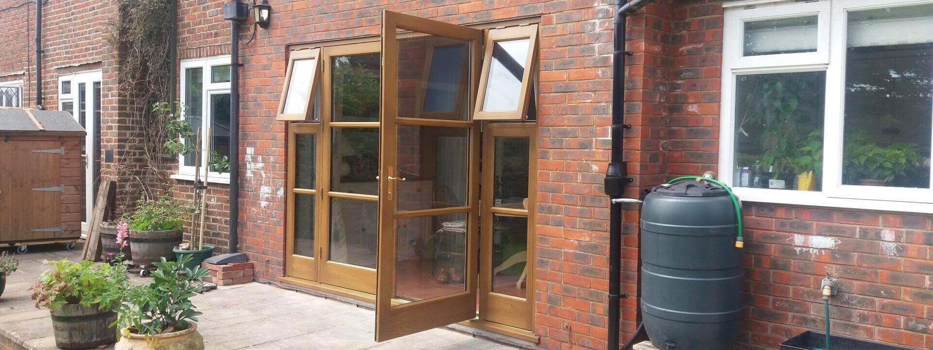 Timber French doors Kent