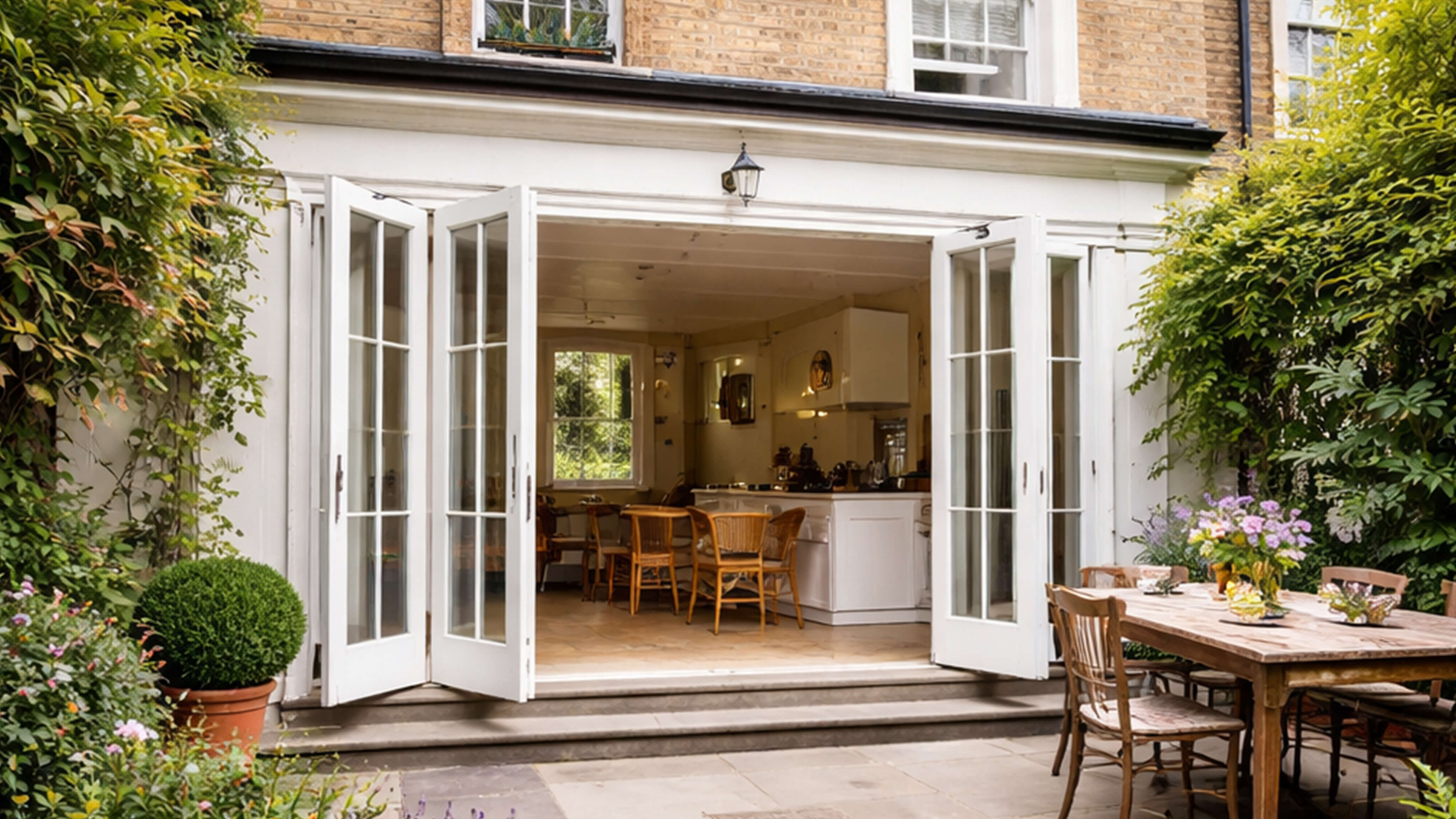 Wooden Bi-fold doors