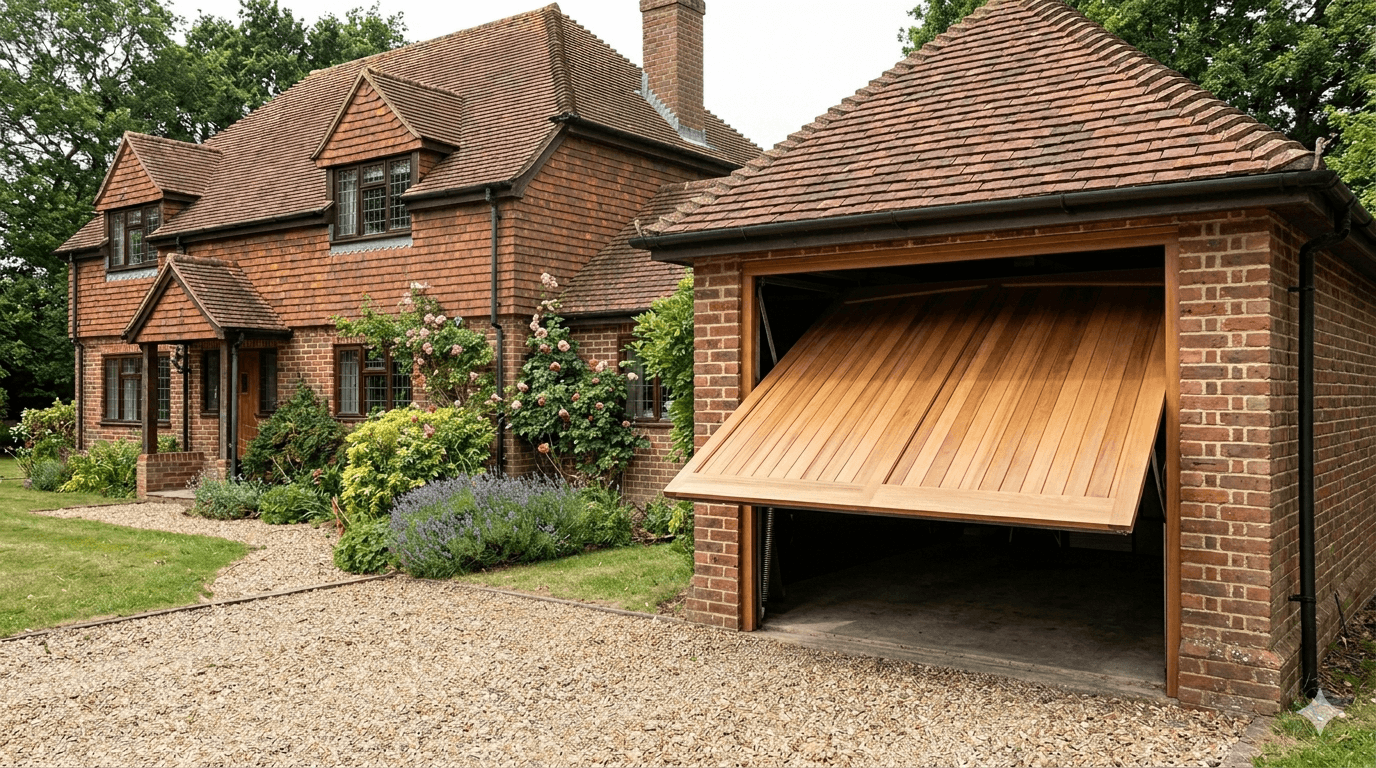 Wooden garage door kent