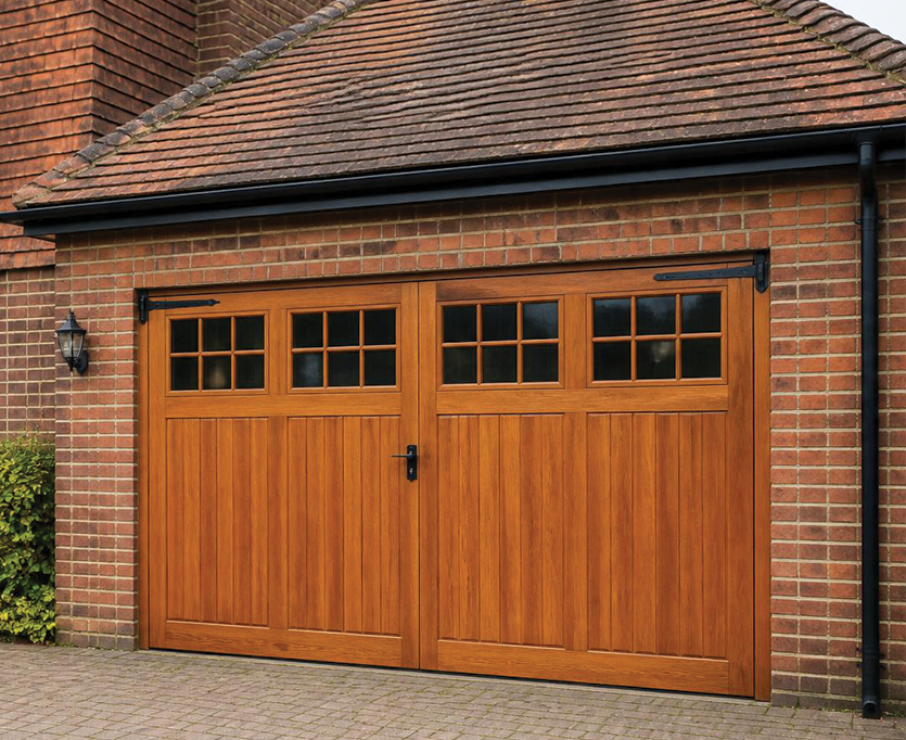 Durable wooden garage doors in Kent