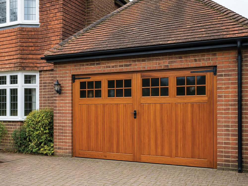 Durable wooden garage doors in Surrey